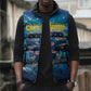 Blue Shark Cape Verde Football Sleeveless Puffer Jacket First World Cup 2026