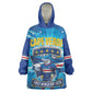 Blue Shark Cape Verde Football Wearable Blanket Hoodie First World Cup 2026 - African Pride