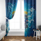 Blue Shark Cape Verde Football Window Curtain First World Cup 2026 - African Pride