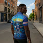Blue Shark Cape Verde Football Zipper Polo Shirt First World Cup 2026