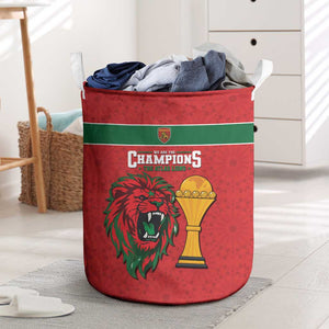 Morocco Champions Football Laundry Basket Atlas Lions Rise
