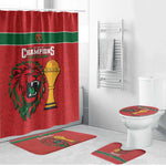 Morocco Champions Football Bathroom Set Atlas Lions Rise