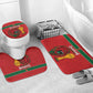 Morocco Champions Football Bathroom Set Atlas Lions Rise
