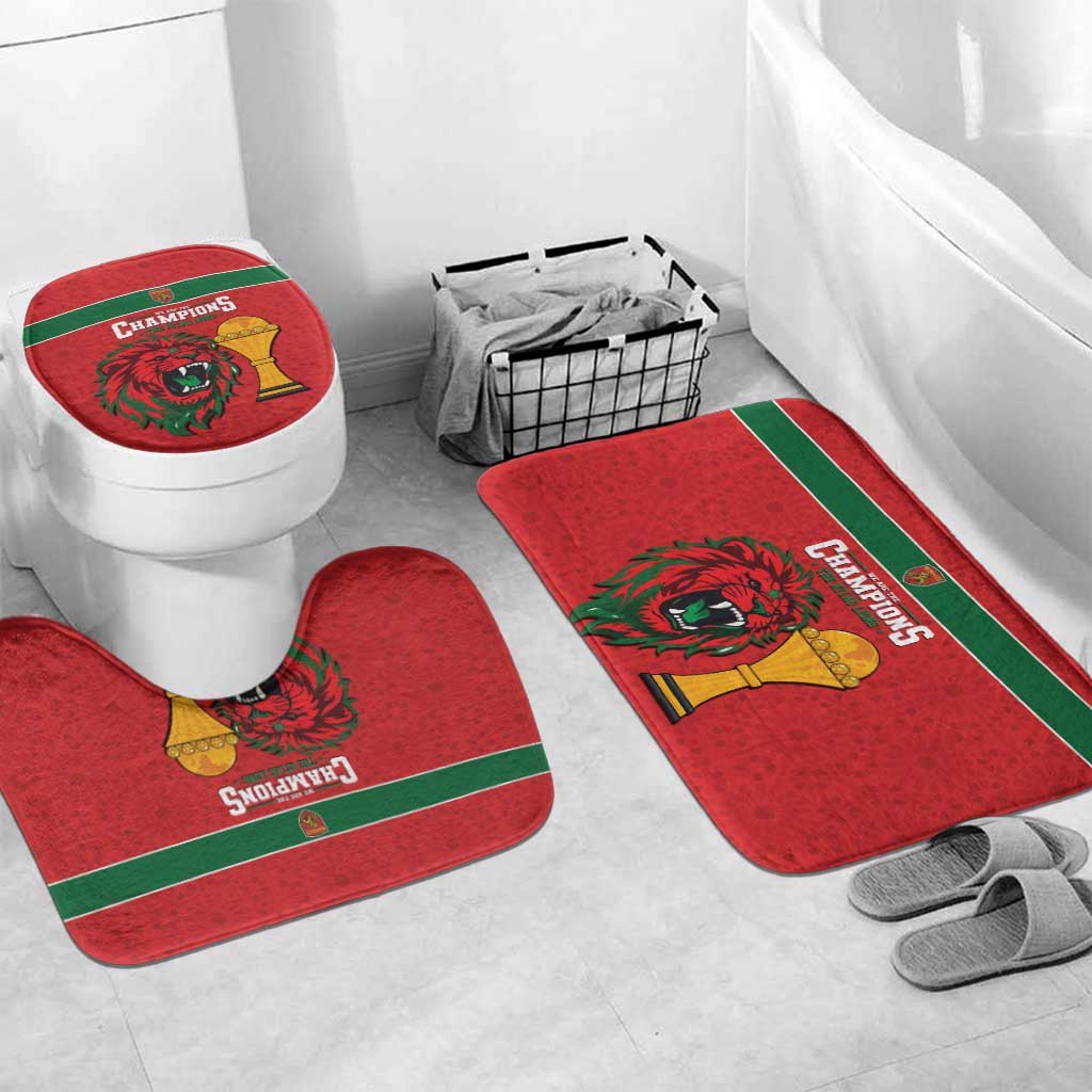 Morocco Champions Football Bathroom Set Atlas Lions Rise
