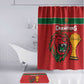 Morocco Champions Football Bathroom Set Atlas Lions Rise