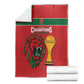 Morocco Champions Football Blanket Atlas Lions Rise