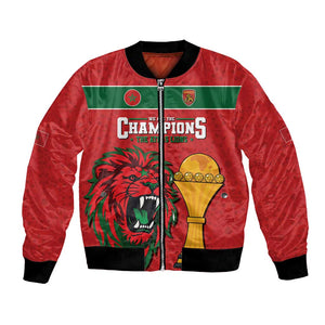 Morocco Champions Football Custom Bomber Jacket Atlas Lions Rise