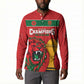 Morocco Champions Football Custom Button Sweatshirt Atlas Lions Rise