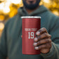 Morocco Champions Football Custom 4 in 1 Can Cooler Tumbler Atlas Lions Rise