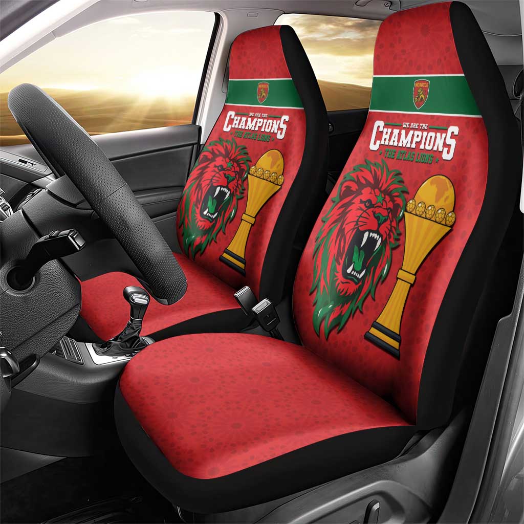 Morocco Champions Football Car Seat Cover Atlas Lions Rise