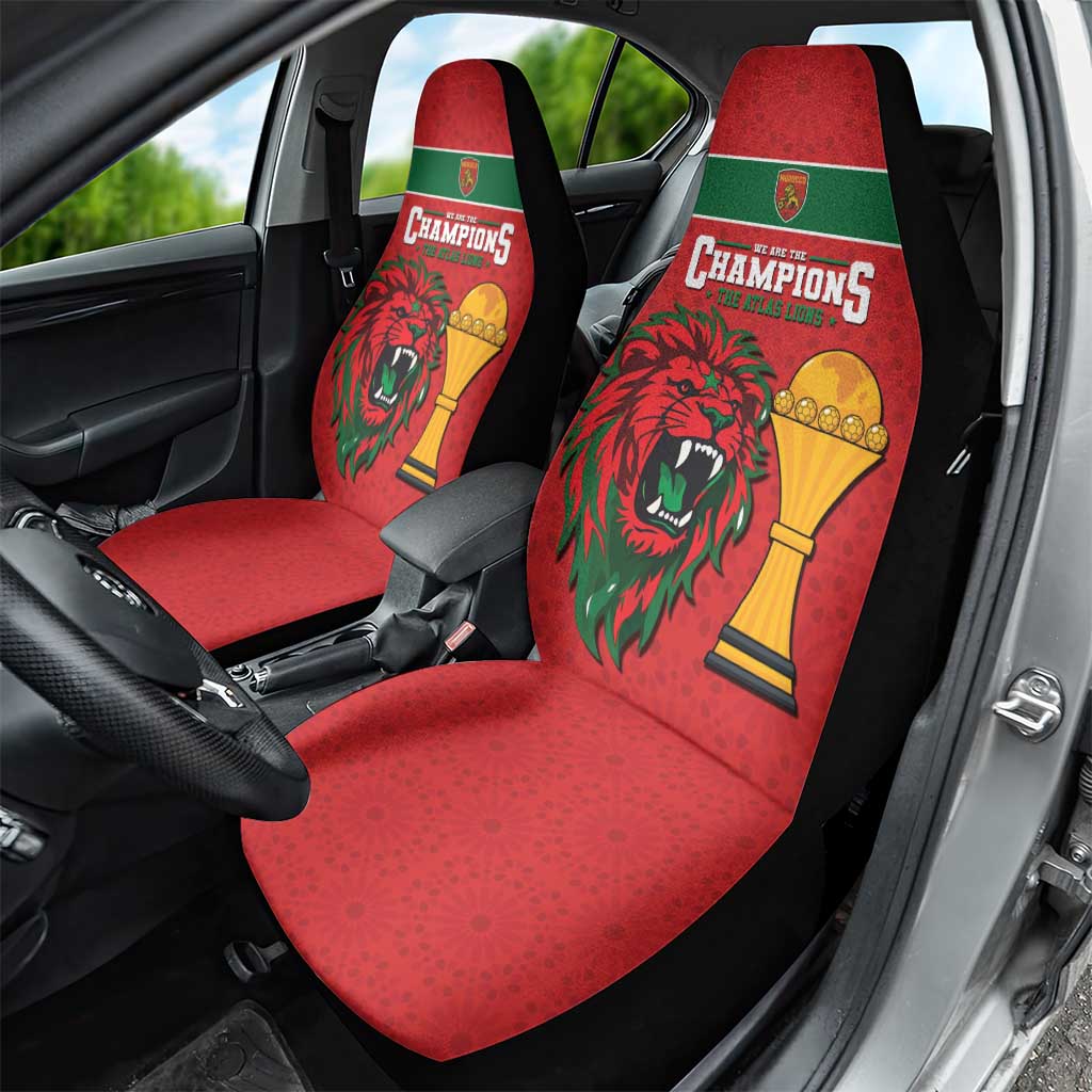Morocco Champions Football Car Seat Cover Atlas Lions Rise