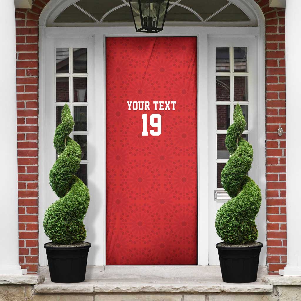Morocco Champions Football Custom Door Cover Atlas Lions Rise
