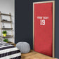 Morocco Champions Football Custom Door Cover Atlas Lions Rise