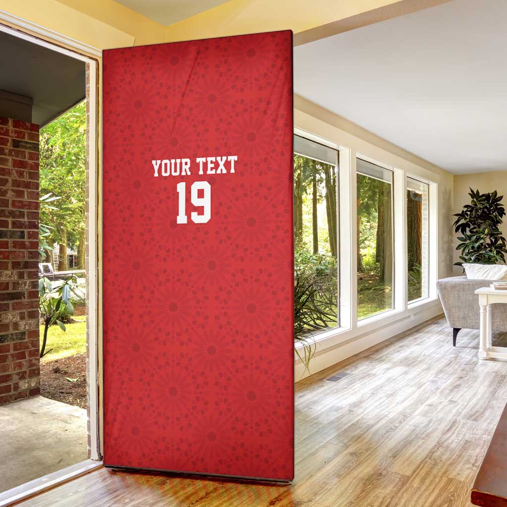 Morocco Champions Football Custom Door Cover Atlas Lions Rise