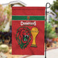 Morocco Champions Football Garden Flag Atlas Lions Rise