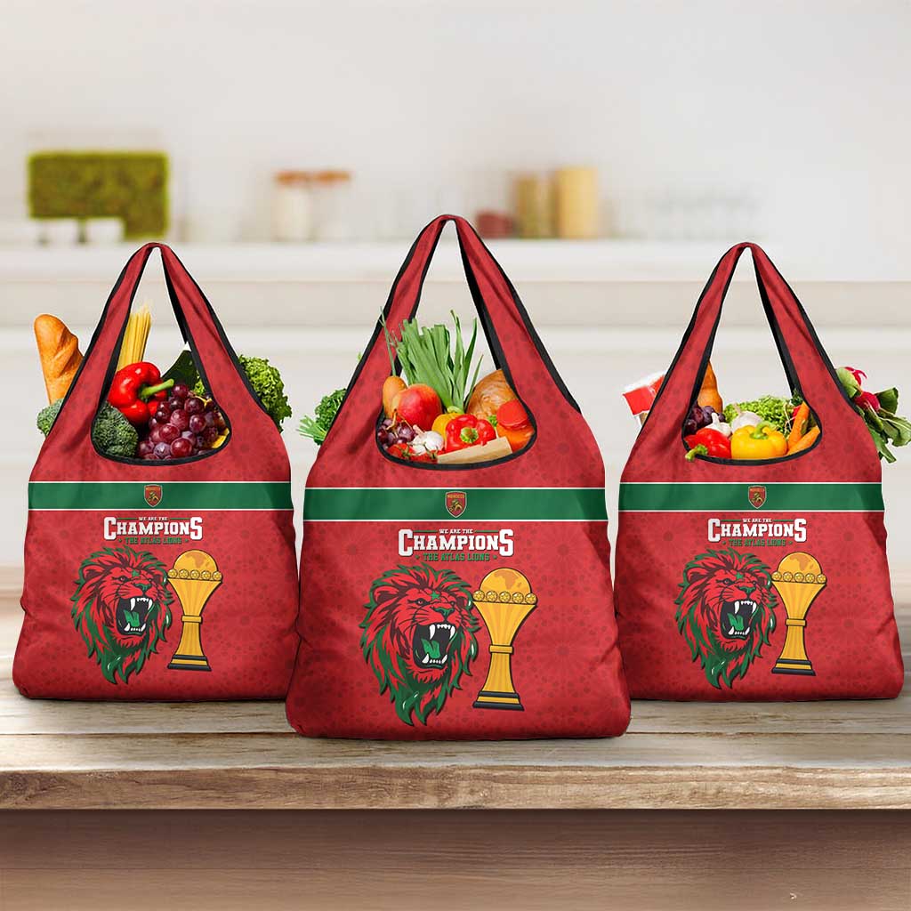 Morocco Champions Football Grocery Bag Atlas Lions Rise