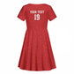 Morocco Champions Football Custom Kid Short Sleeve Dress Atlas Lions Rise