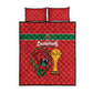 Morocco Champions Football Quilt Bed Set Atlas Lions Rise