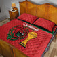 Morocco Champions Football Quilt Bed Set Atlas Lions Rise