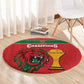Morocco Champions Football Round Carpet Atlas Lions Rise
