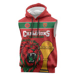 Morocco Champions Football Custom Sleeveless Hoodie Atlas Lions Rise