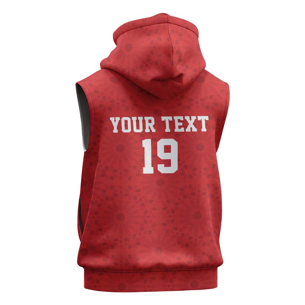 Morocco Champions Football Custom Sleeveless Hoodie Atlas Lions Rise