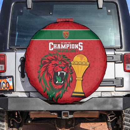 Morocco Champions Football Spare Tire Cover Atlas Lions Rise
