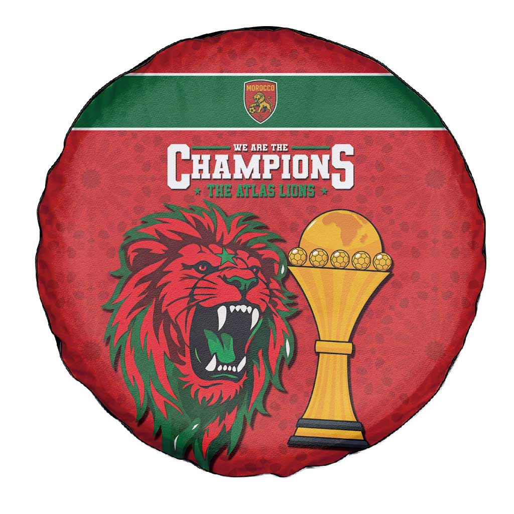 Morocco Champions Football Spare Tire Cover Atlas Lions Rise