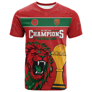 Morocco Champions Football Custom T shirt Atlas Lions Rise