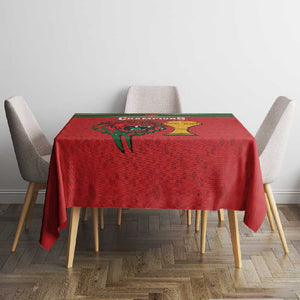Morocco Champions Football Tablecloth Atlas Lions Rise