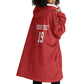 Morocco Champions Football Custom Wearable Blanket Hoodie Atlas Lions Rise