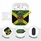 Black Jamaicans Warrior Spirit AirPods Case Tribal Fighter in Reggae Colors