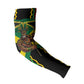 Black Jamaicans Warrior Spirit Arm Sleeves Tribal Fighter in Reggae Colors