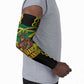 Black Jamaicans Warrior Spirit Arm Sleeves Tribal Fighter in Reggae Colors