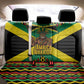 Black Jamaicans Warrior Spirit Back Car Seat Cover Tribal Fighter in Reggae Colors - African Pride