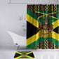 Black Jamaicans Warrior Spirit Bathroom Set Tribal Fighter in Reggae Colors