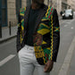 Black Jamaicans Warrior Spirit Blazer Tribal Fighter in Reggae Colors
