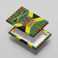 Black Jamaicans Warrior Spirit Canvas Wall Art Tribal Fighter in Reggae Colors - African Pride