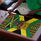 Black Jamaicans Warrior Spirit Puzzle Tribal Fighter in Reggae Colors