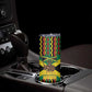 Black Jamaicans Warrior Spirit Skinny Tumbler Tribal Fighter in Reggae Colors - African Pride