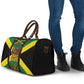 Black Jamaicans Warrior Spirit Travel Bag Tribal Fighter in Reggae Colors