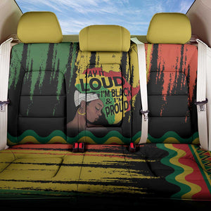 Black History Dreadlocks Map Back Car Seat Cover Say It Loud I’m Black and I’m Proud - African Pride