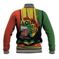 Black History Dreadlocks Map Baseball Jacket Say It Loud I’m Black and I’m Proud - African Pride