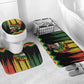 Black History Dreadlocks Map Bathroom Set Say It Loud I’m Black and I’m Proud - African Pride
