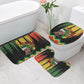 Black History Dreadlocks Map Bathroom Set Say It Loud I’m Black and I’m Proud - African Pride