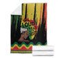 Black History Dreadlocks Map Blanket Say It Loud I’m Black and I’m Proud - African Pride
