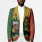 Black History Dreadlocks Map Blazer Say It Loud I’m Black and I’m Proud - African Pride