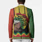 Black History Dreadlocks Map Blazer Say It Loud I’m Black and I’m Proud - African Pride