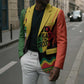 Black History Dreadlocks Map Blazer Say It Loud I’m Black and I’m Proud - African Pride