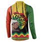 Black History Dreadlocks Map Button Sweatshirt Say It Loud I’m Black and I’m Proud